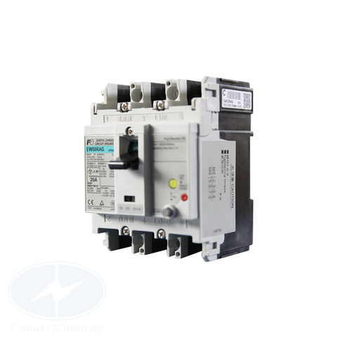 ELCB (Aptomat chống rò) Fuji Electric 3P 10kA, EW50RAG