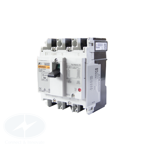 MCCB (Aptomat) Fuji Electric 3P 10kA, BW50RAG, dòng cắt cao