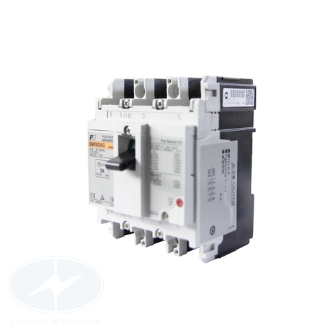 MCCB (Aptomat) Fuji Electric 3P 7.5kA, BW50SAG, dòng cắt tiêu chuẩn