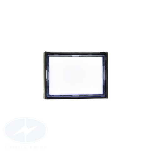 Đèn báo Idec hình chữ nhật AL6H Ø 16mm, 24V AC/DC, màu trắng