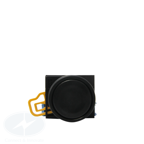 Nút nhấn Idec không đèn YW1B-M1E01B Ø22mm màu đen 1NC