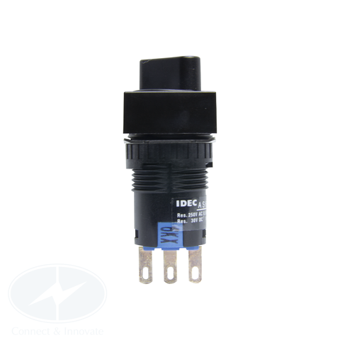 Công tắc xoay Idec, hình chữ nhật, 2 vị trí, AS6H Ø 16mm