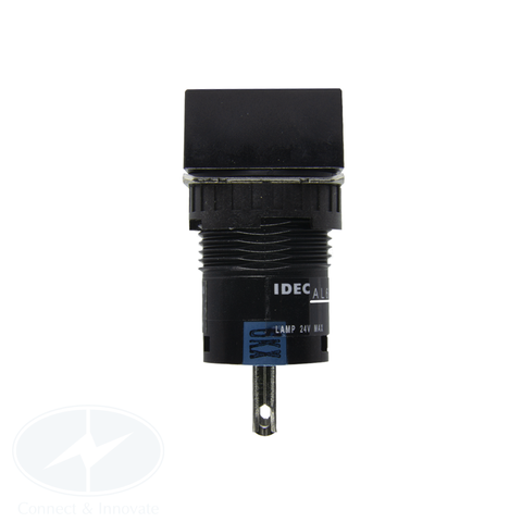 Đèn báo Idec loại vuông AL6Q Ø 16mm, 24V AC/DC, màu đỏ