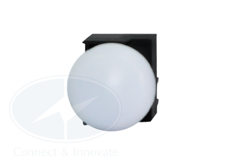 Đèn báo Idec loại vòm, có biến thế YW1P Ø 22mm, màu trắng sáng