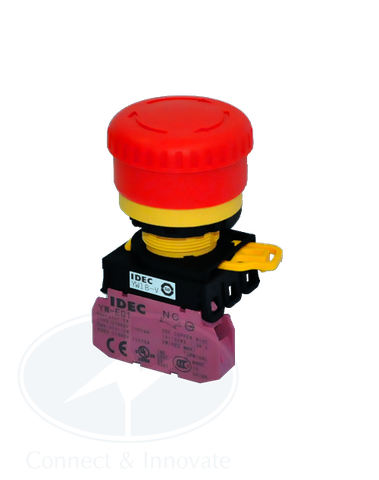 Nút dừng khẩn Idec YW1B Ø 22mm