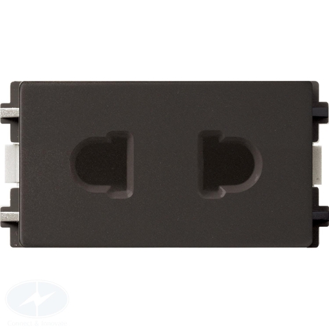 Ổ cắm đơn 2 chấu Schneider Zencelo A 10A, size S 84426SUS