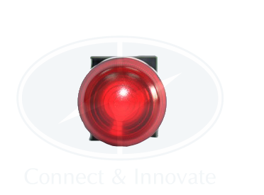 Đèn báo Idec loại vòm YW1P Ø 22mm, màu đỏ