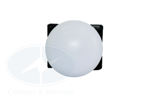 Đèn báo Idec loại vòm YW1P Ø 22mm, màu trắng sáng