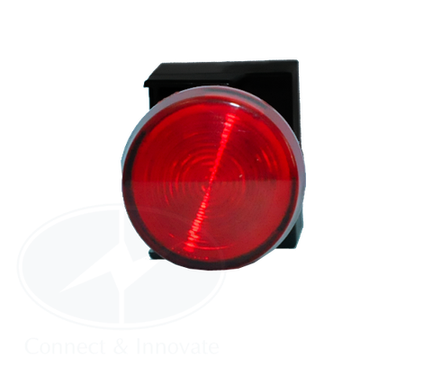 Đèn báo Idec loại phẳng, có biến thế YW1P Ø 22mm, màu đỏ