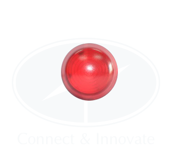 Đèn báo Idec loại vòm, unibody YW1P Ø 22mm, màu đỏ
