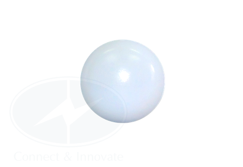 Đèn báo Idec loại vòm, unibody YW1P Ø 22mm, màu trắng