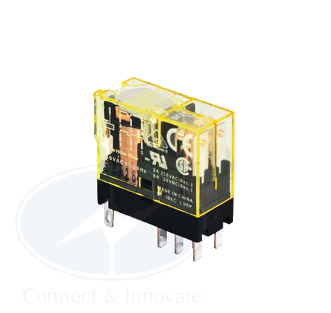 Relay Idec RJ2S-CL-D24 8A 8 chân có đèn 24V DC