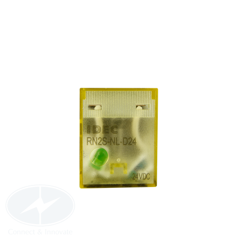 Relay Idec RN2S-NL-D24 5A 8 chân dẹp, có đèn 24VDC