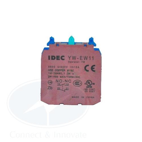 Tiếp điểm phụ Idec sử dụng cho dòng YW Ø 22mm