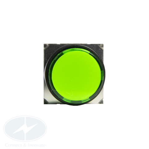Đèn báo Idec loại tròn AL6M Ø 16mm, 24V AC/DC, màu xanh lá