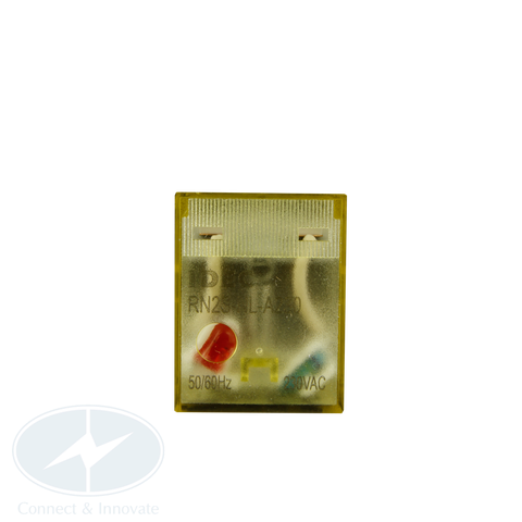 Relay Idec RN2S-NL-A230 5A 8 chân dẹp có đèn 230VAC
