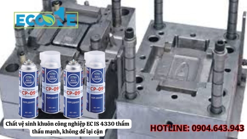 Chất vệ sinh khuôn công nghiệp EC IS 4330 thẩm thấu mạnh, không để lại cặn trong sản xuất