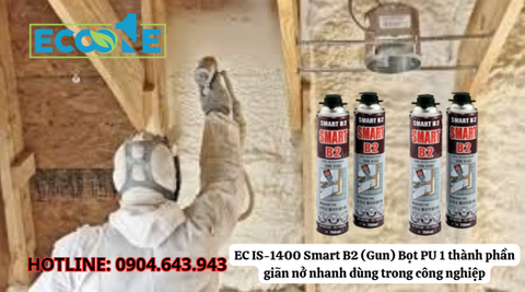 EC IS-1400 Smart B2 (Gun) Bọt PU 1 thành phần giãn nở nhanh dùng trong công nghiệp