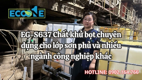 EG-S637 Chất khử bọt chuyên dụng cho lớp sơn phủ và nhiều ngành công nghiệp