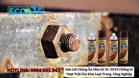 Sơn Lót Chống Ăn Mòn EC IS-2033 Chống Gỉ Vượt Trội Cho Kim Loại Trong Công Nghiệp