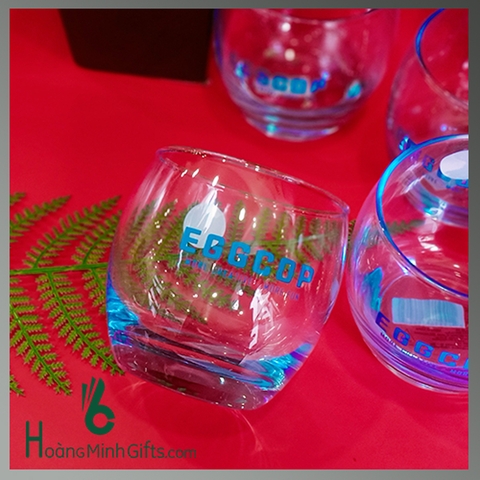 BỘ 6 CỐC THỦY TINH LUMINARC KHẮC LOGO - KHÁCH HÀNG EGGCORP