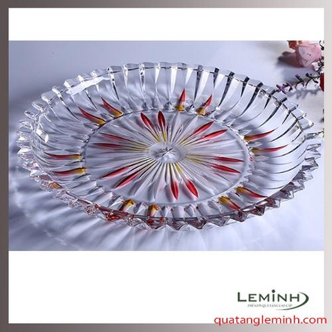Đĩa Hoa Quả Pha Lê 1606