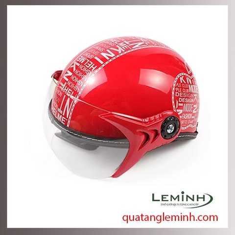 Mũ bảo hiểm quà tặng - Mũ bảo hiểm nửa đầu có kính cao cấp