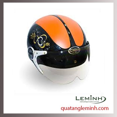 Mũ bảo hiểm quà tặng - Mũ bảo hiểm nửa đầu có kính cao cấp