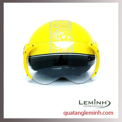 Mũ bảo hiểm quà tặng - Mũ bảo hiểm nửa đầu có kính cao cấp