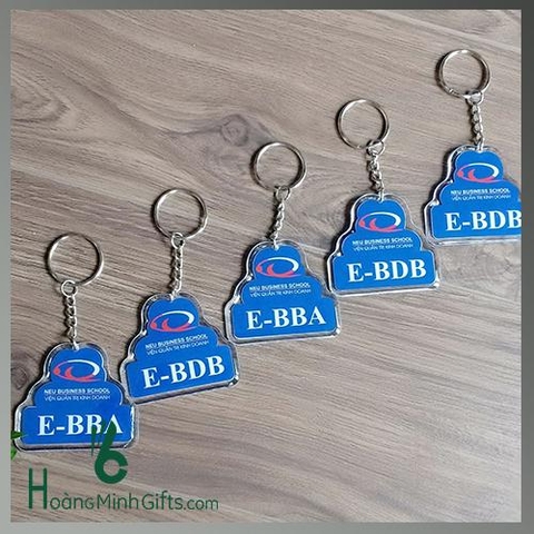 Móc Khóa Mica Dẻo Im Quảng Cáo - KH Viện Quản Trị Kinh Doanh