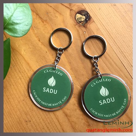 Móc khóa mica dẻo - Cà gai leo Sadu