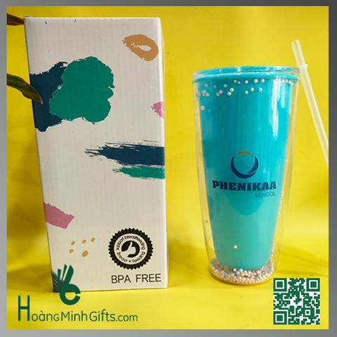 CỐC NHỰA 2 LỚP CÁCH NHIỆT - KHÁCH HÀNG THPT PHENIKAA