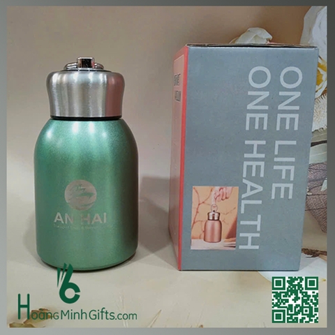 BÌNH GIỮ NHIỆT KHẮC LOGO QUẢNG CÁO - KHÁCH HÀNG AN HẢI