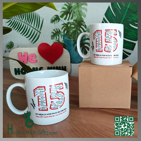 CỐC SỨ IN LOGO QUẢNG CÁO - KHÁCH HÀNG ĐẠI HỌC HÀNG HẢI