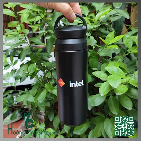 BÌNH GIỮ NHIỆT IN LOGO QUẢNG CÁO - KHÁCH HÀNG INTEL