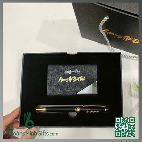 BỘ QUÀ TẶNG 2 SẢN PHẨM KHẮC LOGO  - KHÁCH HÀNG VTC