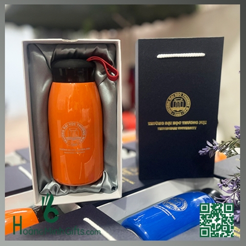 BÌNH GIỮ NHIỆT IN LOGO THEO YÊU CẦU - KHÁCH HÀNG ĐẠI HỌC THƯƠNG MẠI