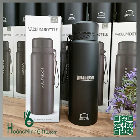 BÌNH GIỮ NHIỆT LOCK&LOCK VACUUM BOTTLE 800ML - KHÁCH HÀNG BÁO NHÂN DÂN