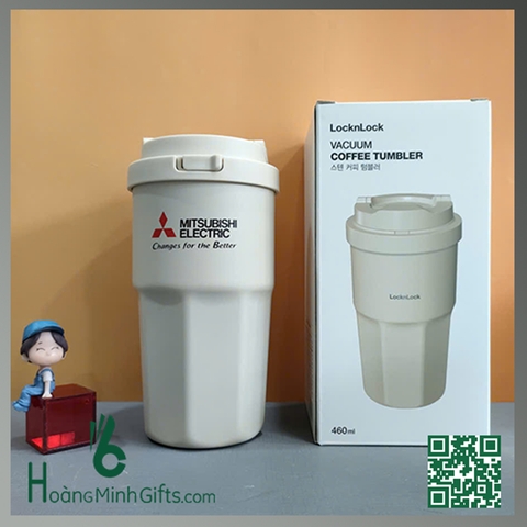 BÌNH GIỮ NHIỆT LOCK&LOCK VACUUM COFFEE TUMBLER 460ML - KHÁCH HÀNG MITSUBISHI ELECTRIC
