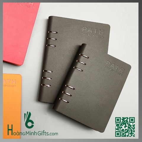 SỔ BÌA DA GÁY CÒNG HỞ A5, A6 CAO CẤP - KHÁCH HÀNG PATH