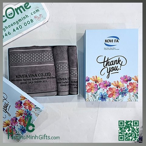 SET KHĂN SỢI TRE CAO CẤP HÀN QUỐC - KHÁCH HÀNG KOVIFA VINA