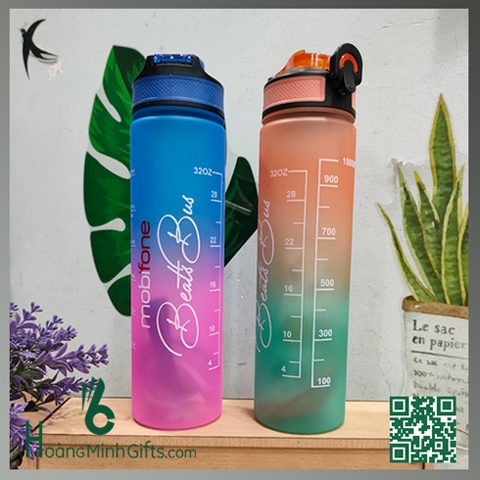 BÌNH NHỰA THỂ THAO NÚT BẬT 1L - KHÁCH HÀNG MOBIFONE