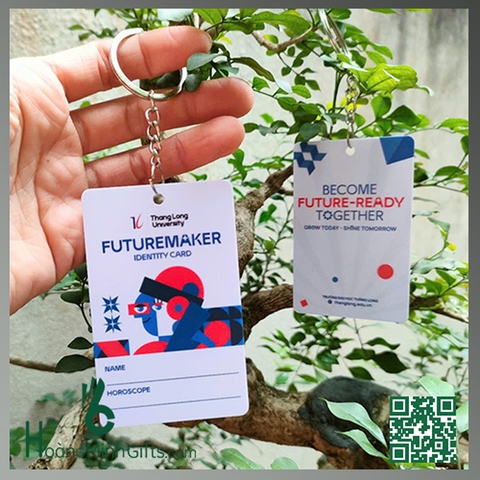 MÓC KHÓA TẤM MICA NHỰA - KHÁCH HÀNG ĐẠI HỌC THĂNG LONG