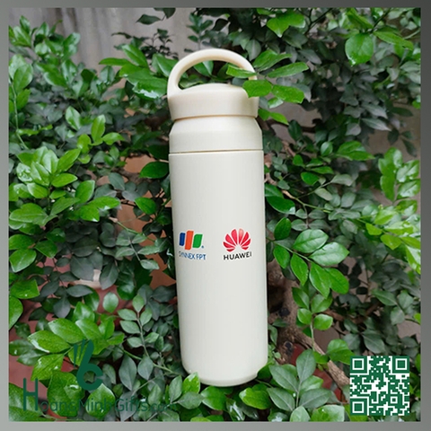 BÌNH GIỮ NHIỆT IN LOGO QUẢNG CÁO - KHÁCH HÀNG FPT HUAWEI