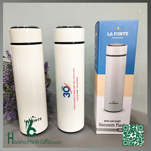 BÌNH GIỮ NHIỆT LA FONTE 500ML - KHÁCH HÀNG VĂN PHÒNG CHÍNH PHỦ