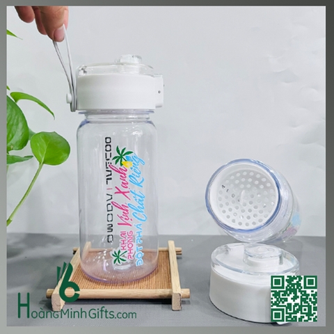 BÌNH NHỰA IN LOGO QUẢNG CÁO - KHÁCH HÀNG AMODA