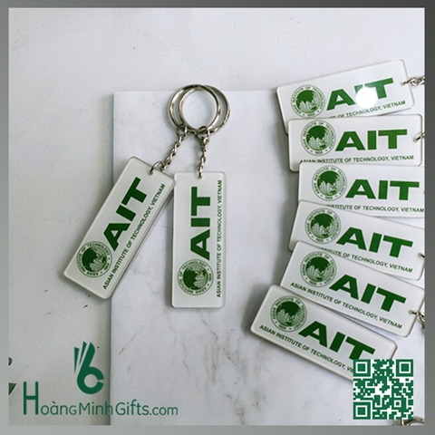 QUÀ TẶNG MÓC KHÓA NHỰA MICA CỨNG - KHÁCH HÀNG ASIA