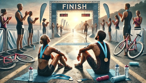 Phía Sau Vạch Đích: Tâm Lý và Sự Hồi Phục Sau Triathlon