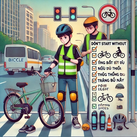 Đạp Xe An Toàn: Những Trang Bị Bắt Buộc Để Bảo Vệ Bản Thân Trên Mọi Cung Đường
