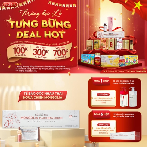 KHUYẾN MÃI NƯỚC UỐNG NHAU THAI NGỰA CHIẾN MONGOLIA EIKENBI